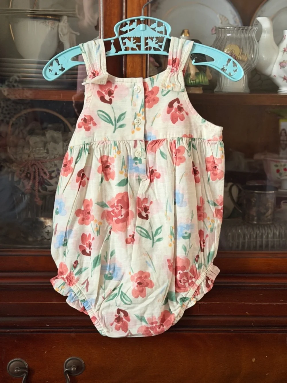 New Toddler Girl bundle Carter's Bunny bubble with hat & Romper with Cardigan